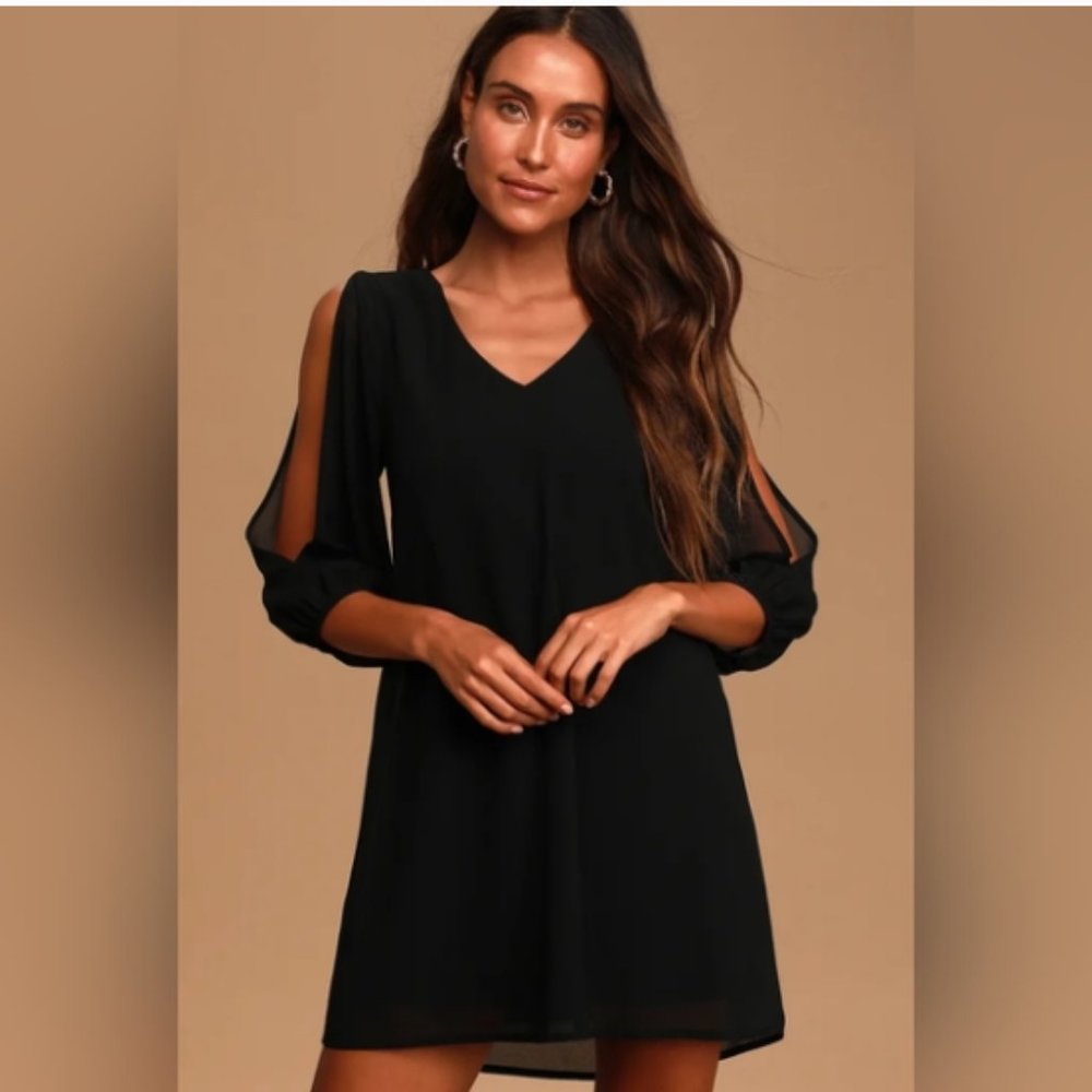 Lulu's shifting long sleeve dress